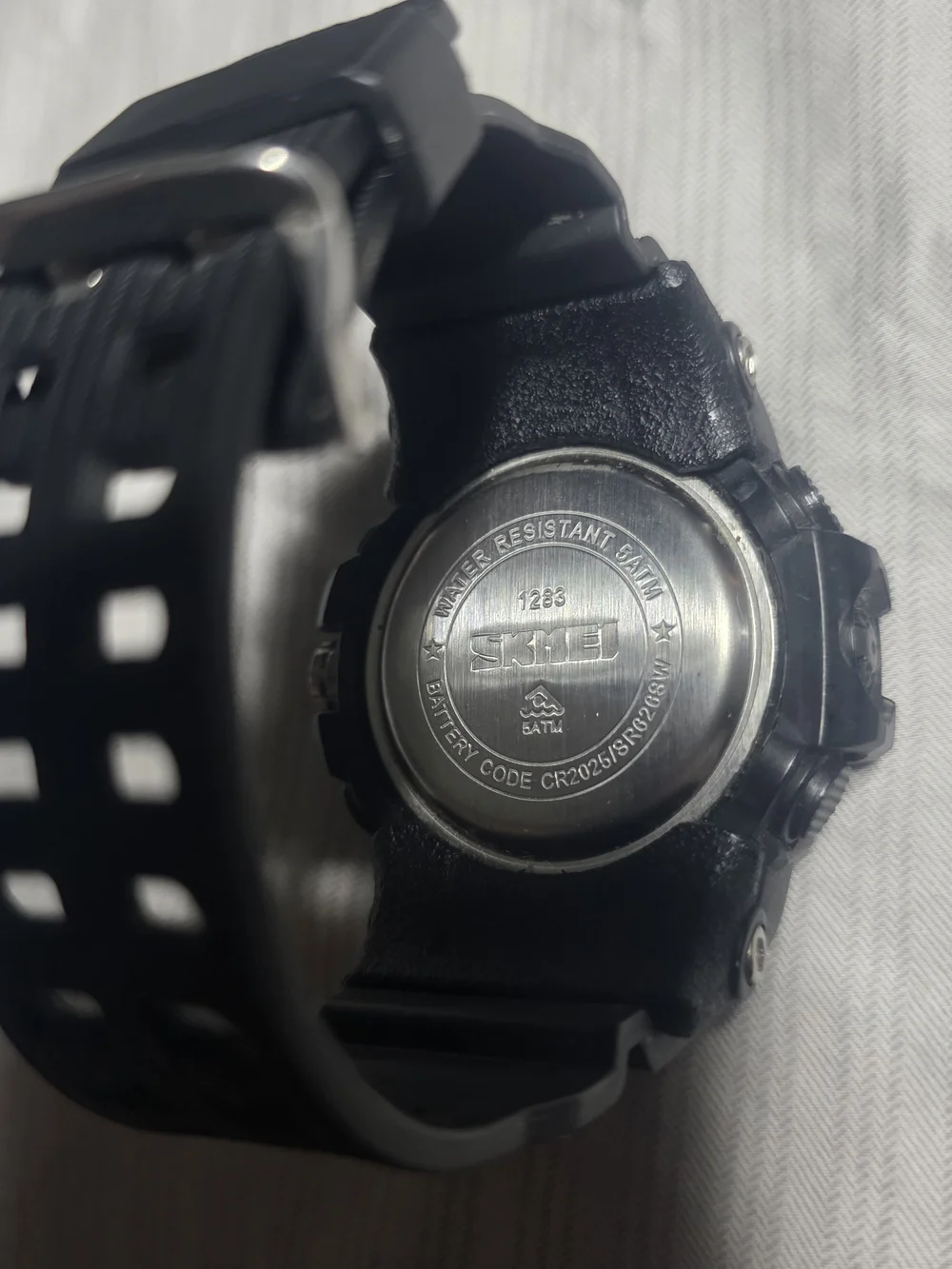 SKMEI Men's Black and Blue Dual-Display Sport Watch